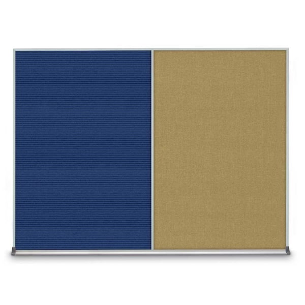 Triple Door Radius Plus Corkboard, 72" x